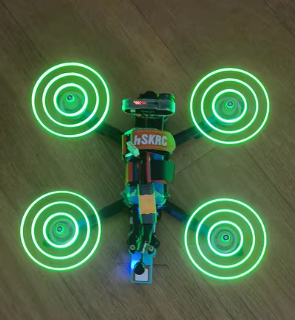 Drone Battery Strap - 2 คู่ Gemfan 51433L 5.1 นิ้ว