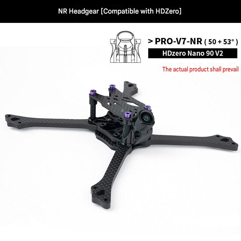 Drone Battery Strap - BCROWFPV PRO-V7 โครงโดรนแข่งขนาด 5 นิ้ว พร้อมแผ่นคาร์บอนไฟเบอร์
