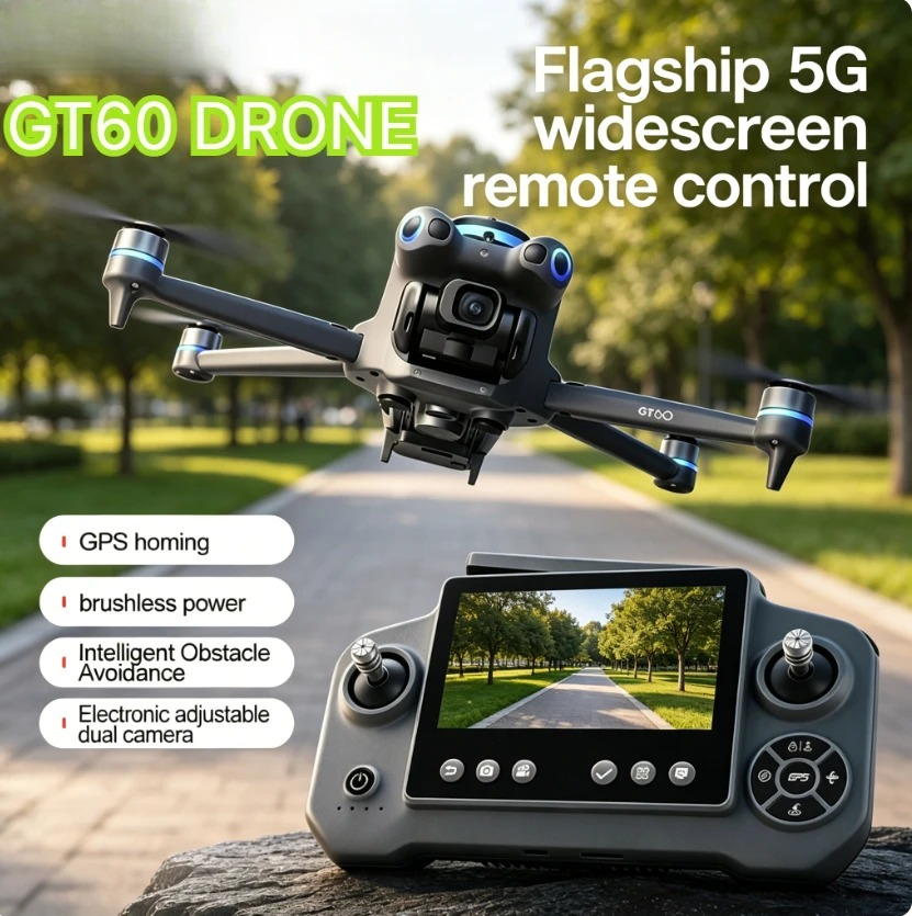 โดรน GT60 GPS แบบพับได้ หน้าจอ - Drone Gps Mount บทวิจารณ์และราคา
