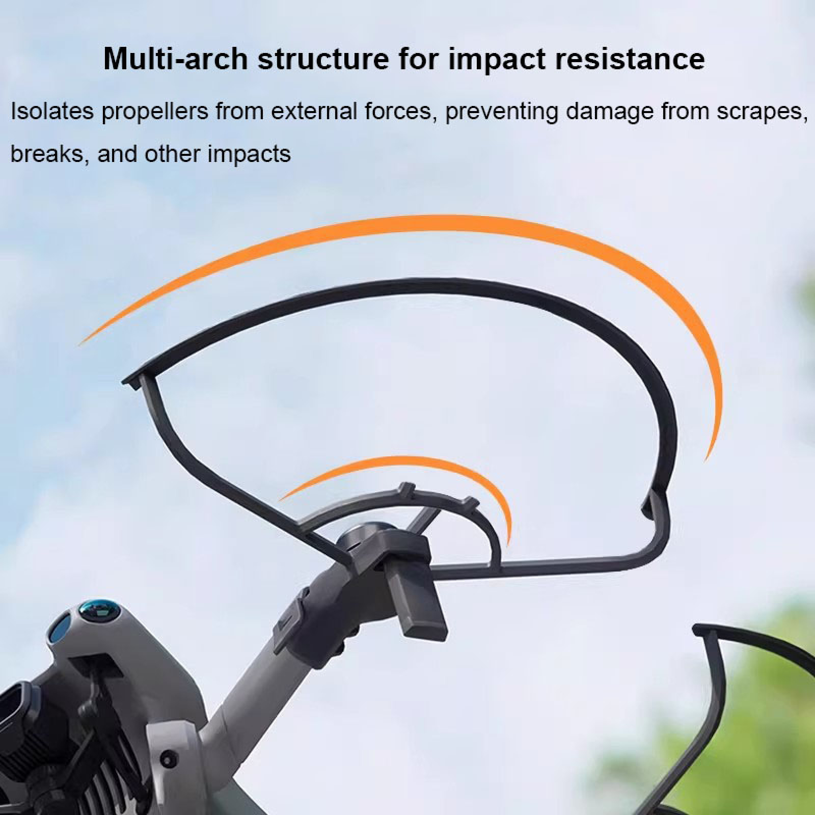 ตัวป้องกันใบพัดแบบถอดได้ 4 ชิ้ - Drone Propeller Guard บทวิจารณ์และราคา